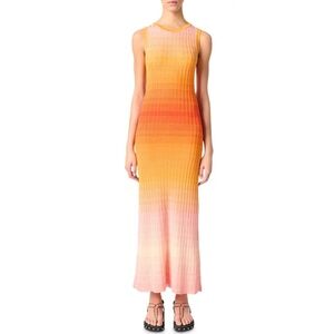 Rirano Tie Dyed Knit Maxi Dress